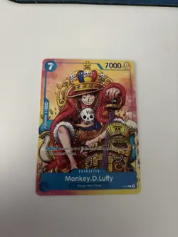 Monkey.D.Luffy (2nd Anniversary Stamped Promo) P-043 One Piece Promotion Cards - Image 1
