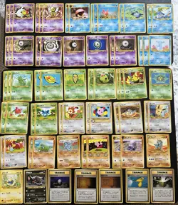 Vintage (2000) Pokemon Japanese Neo - Crossing the Ruins 65 Card Lot NM-MP - Image 11
