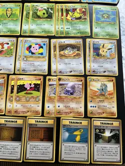 Vintage (2000) Pokemon Japanese Neo - Crossing the Ruins 65 Card Lot NM-MP - Image 15