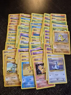 Huge Vintage Wotc Base Set Pokemon Card Lot Over 350 Cards All From Base Set Tcg - Image 8