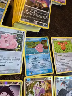 Giant Semi Vintage Pokemon Card Lot Years 2004-2008 Stamped Holos And Others - Image 8
