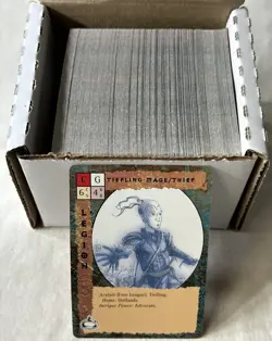 Blood Wars 1995 TSR Collectible Card Game CCG Lot Of 255 Cards - Image 1