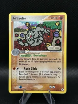 Graveler 34/92 EX Legend Maker Pokemon Card Stamped Holo - Image 1