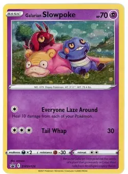 Galarian Slowpoke SWSH126 SWSH: Sword & Shield Promo Cards Holo - Image 2