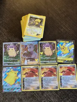 Pokemon 25th Anniversary Card Lot Collection Full Arts Holos English & Japanese - Image 7