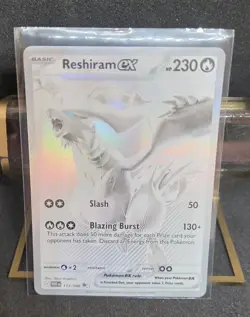 Reshiram EX 173/086 White Flare Ultra Rare English Pokémon Card  MINT OBO - Image 1