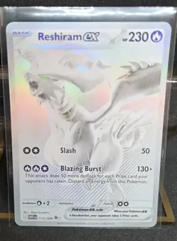 Reshiram EX 173/086 White Flare Ultra Rare English Pokémon Card  MINT OBO - Image 2