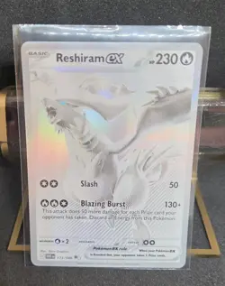 Reshiram EX 173/086 White Flare Ultra Rare English Pokémon Card  MINT OBO - Image 8