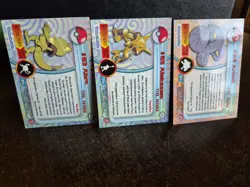 Pokemon Rainbow Holos Topps Card Lot Vintage Alakazam Abra Arbok DMG - Image 3