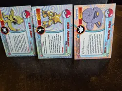 Pokemon Rainbow Holos Topps Card Lot Vintage Alakazam Abra Arbok DMG - Image 4