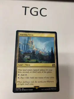 Final Fantasy MTG Starting Town Magic The Gathering Near Mint - New Card - Image 1