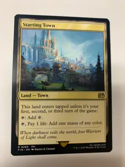 Final Fantasy MTG Starting Town Magic The Gathering Near Mint - New Card - Image 2