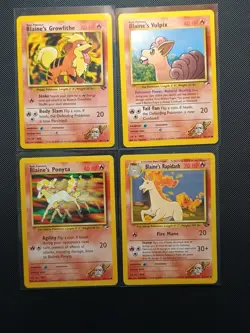 Blaine's Gym Challenge Lot  Charmander Charmeleon  & More Vintage Pokemon Cards - Image 10