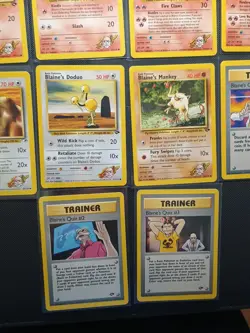 Blaine's Gym Challenge Lot  Charmander Charmeleon  & More Vintage Pokemon Cards - Image 17