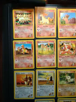 Blaine's Gym Challenge Lot  Charmander Charmeleon  & More Vintage Pokemon Cards - Image 2