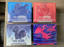 Pokemon ETB Brand New Sealed Lot Sword and Shield lot of 4 - Image 1