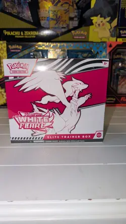 Pokemon White Flare ETB Regular Elite Trainer Box Small Tear. In Hand - Image 1
