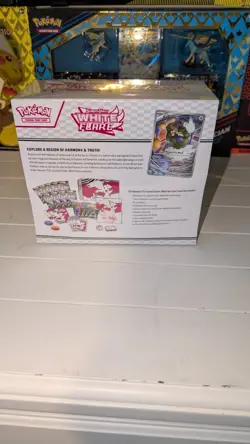 Pokemon White Flare ETB Regular Elite Trainer Box Small Tear. In Hand - Image 3