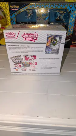 Pokemon White Flare ETB Regular Elite Trainer Box Small Tear. In Hand - Image 7