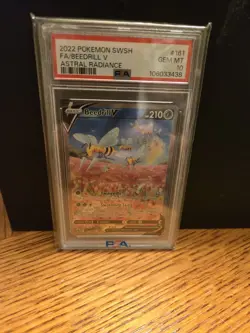 Beedrill V Astral Radiance Full Alt Art #161 PSA 10 Gem Mint Pokemon - Image 1