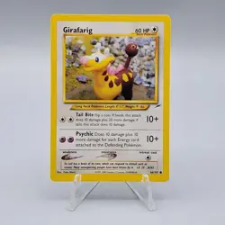 Girafarig 66/105 Vintage Pokémon Neo Destiny Set 2000 - Image 1