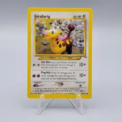 Girafarig 66/105 Vintage Pokémon Neo Destiny Set 2000 - Image 3
