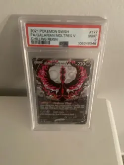 Galarian Moltres V (Alternate Full Art) 177/198 Swsh06: Sword & Shield - Chilling Reign Holo - Image 2