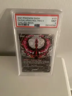 Galarian Moltres V (Alternate Full Art) 177/198 Swsh06: Sword & Shield - Chilling Reign Holo - Image 5