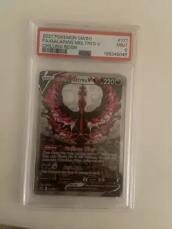 Galarian Moltres V (Alternate Full Art) 177/198 Swsh06: Sword & Shield - Chilling Reign Holo - Image 7