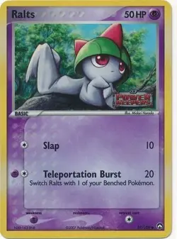 1x Ralts - 59/108 - Common - Reverse Holo Heavily Played Pokemon EX - Power Keep - Image 2