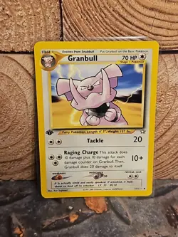 Granbull 37/111 Neo Genesis Regular 1st Edition  Pokemon Card - Image 3