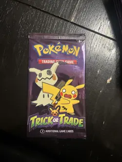 Pokemon 2023 Halloween Trick Or Trade 3 Card Booster Pack Brand New Sealed - Image 1