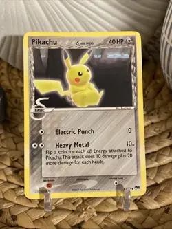 Pikachu Pop Series 5 Non Holo 13/17 Promo Common Pokemon Card 2007 Tcg game - Image 1