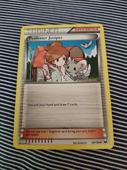 Pokemon TCG Professor Juniper 98/108 Dark Explorers Regular - Image 1