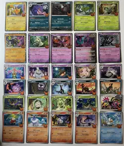 Pokemon Trick or Trade 2024 Complete 30 Card Set Pikachu Munkidori Cosmos Holo - Image 1