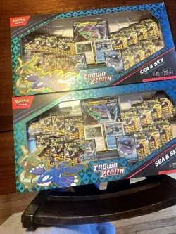 Pokemon Crown Zenith Sea and Sky Premium Collection x2 Factory Sealed - Image 2