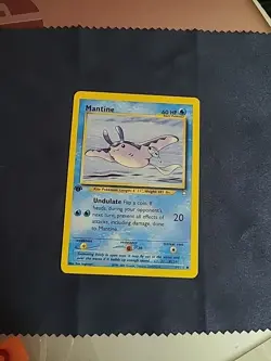 Mantine 64/111 1st Edition Neo Genesis Set WOTC Vintage Pokemon Card 2000 HP - Image 10