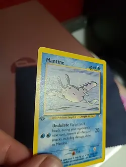 Mantine 64/111 1st Edition Neo Genesis Set WOTC Vintage Pokemon Card 2000 HP - Image 4