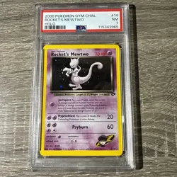 Rocket's Mewtwo 14/132 Gym Challenge Holo - Image 1