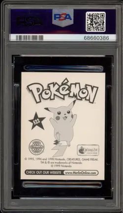 Pokemon Snorlax Merlin Prism #S22 PSA 9 Mint - Image 2