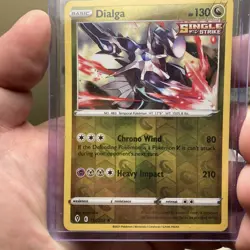 Dialga 112/203 Reverse Holo Mint Rare Evolving Skies Pokemon Card - Image 1