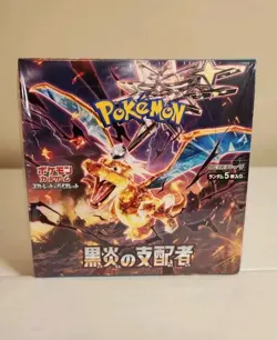 Pokémon Japanese New Sealed Ruler of the Black Flame Booster Box US Seller - Image 1