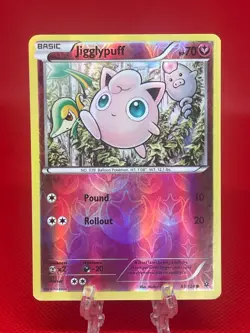 Pokemon TCG Jigglypuff 65/124 X&Y Fates Collide Reverse Holo English 2016 NM/LP - Image 3