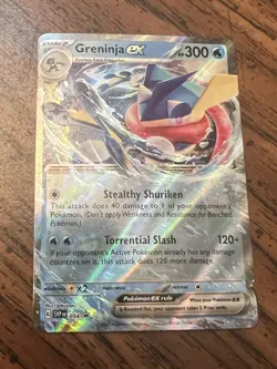 Greninja ex SVP 054 Black Star Promo Holo Rare Pokemon TCG Card NM - Image 1