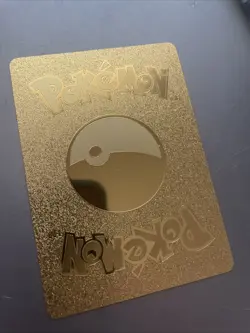 Pokemon Gold Foil Card Pikachu HP80 074/073 Fan Art - Image 2