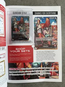 PSA One Piece SHANKS OP09-001 Holo Promo Card With July 2025 Magazine - Image 3