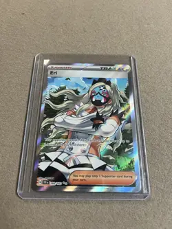 PokÃ©mon TCG Temporal Forces Eri Trainer Holo Ultra Rare Card 199/162 - Image 1