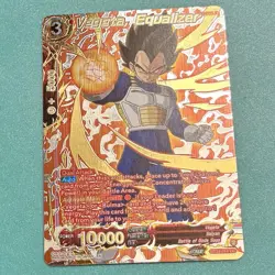 Vegeta, Equalizer BT24-014 UC Rare Gold Foil Alt Art Dragon Ball Super CCG Card - Image 3