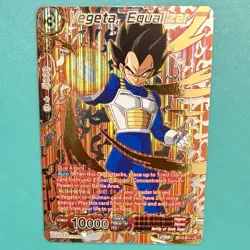 Vegeta, Equalizer BT24-014 UC Rare Gold Foil Alt Art Dragon Ball Super CCG Card - Image 4