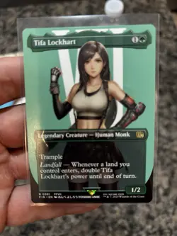 Tifa Lockhart 0391 Borderless Final Fantasy MTG Magic Non-Foil - Image 1